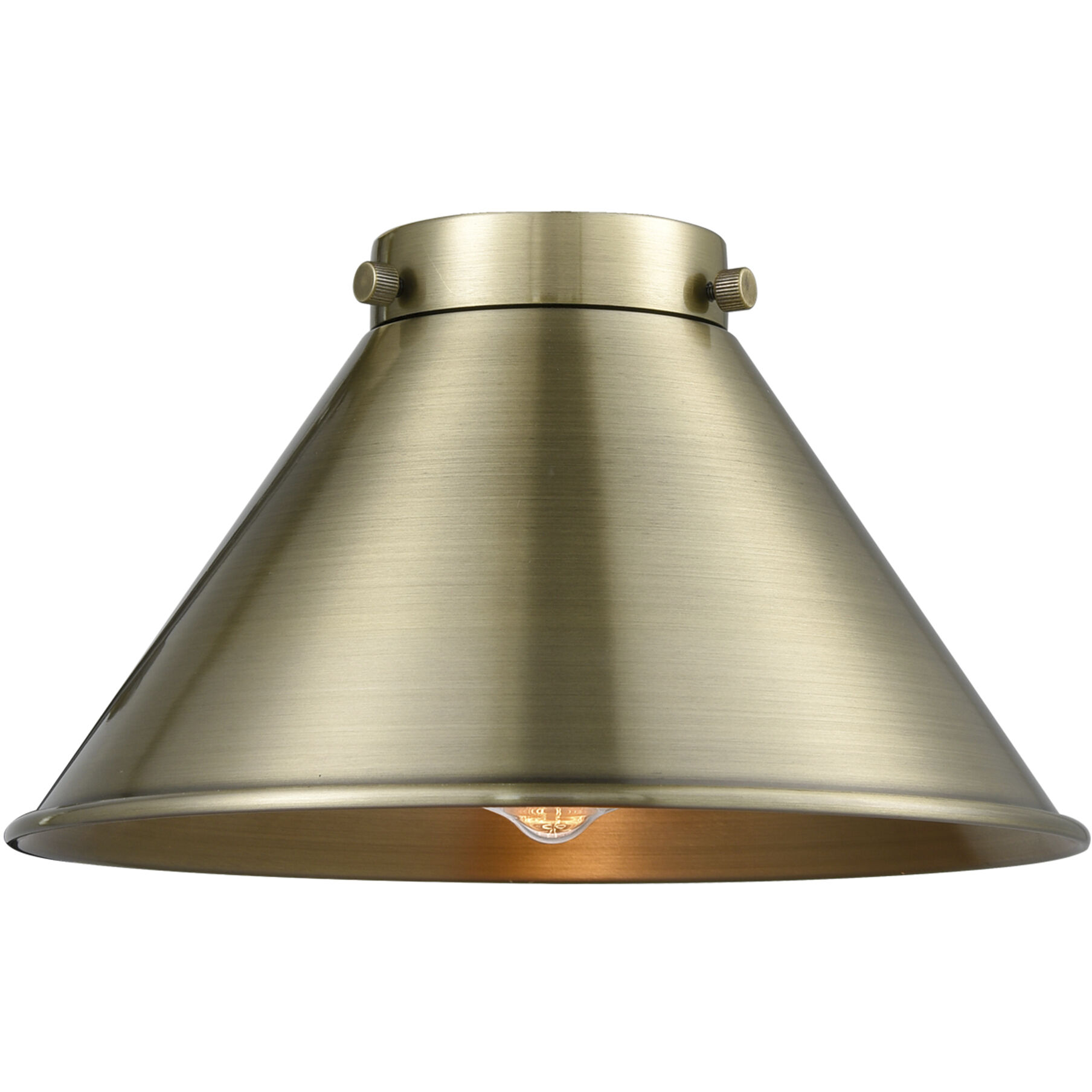 Franklin Restoration Briarcliff LED 10 inch Antique Brass Mini Pendant Ceiling Light, Franklin Restoration